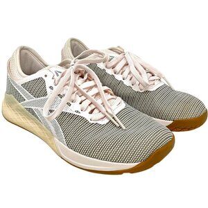 Reebok Nano 9 Glass Cross Trainer Shoes Pink Size 10 CrossFit Weight Lifting